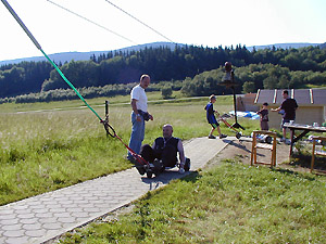 Autor při vleku neobvyklého vozidla