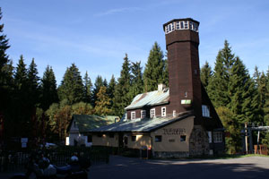 Rozhledna a restaurace Olověný vrch / Bleiberg