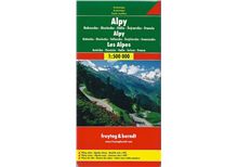 Alpy - mapa